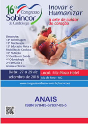 Publicação do resumo dos Trabalhos apresentados no 16º Congresso Sabincor de Cardiologia.